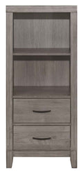 Woodrow Pier/Tower Nightstand in Gray 2042NB-10