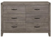 Woodrow 6 Drawer Dresser in Gray 2042-5 image
