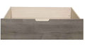 Woodrow Twin/Full Toy Box (1 Set) in Gray 2042NB-TFT