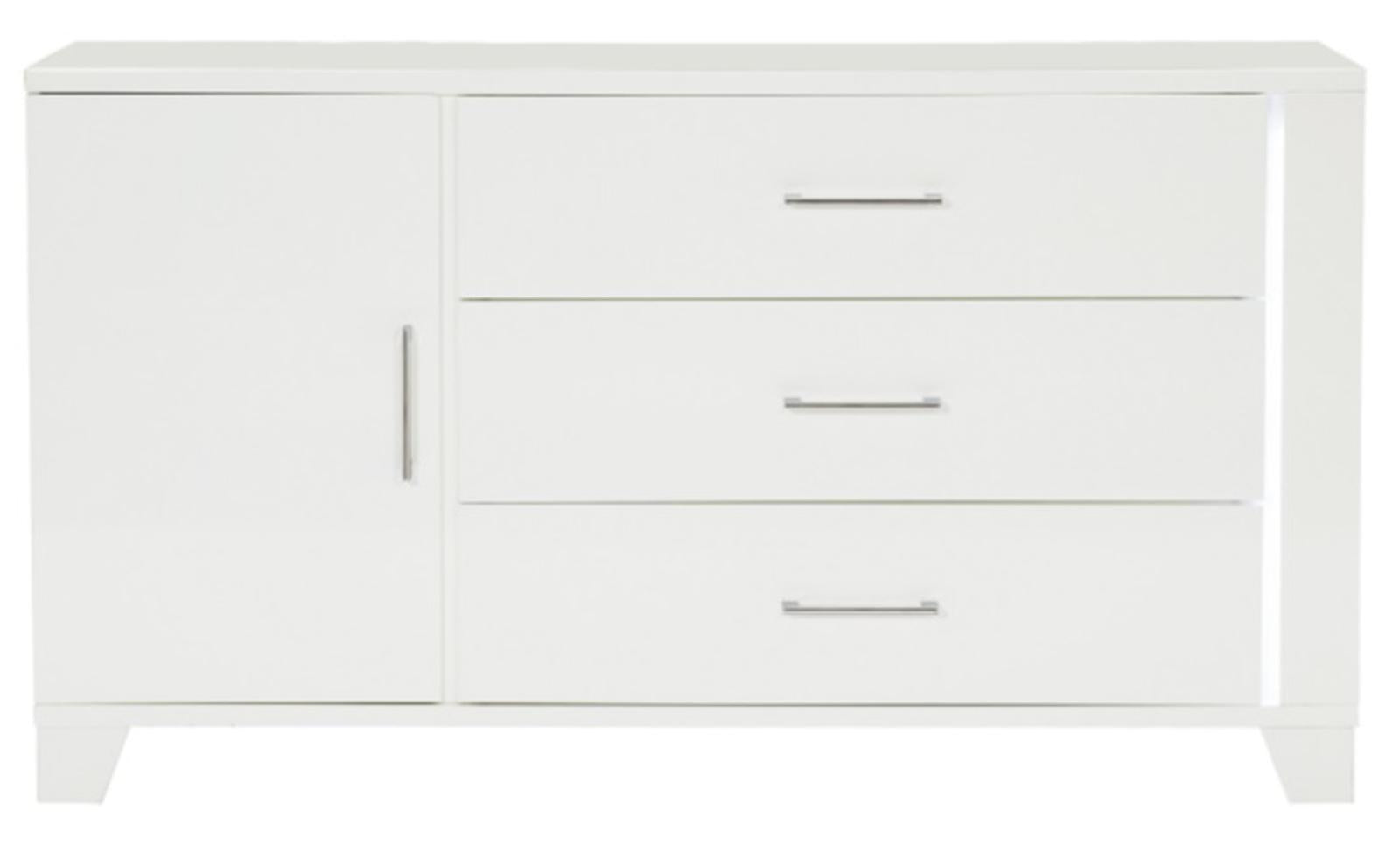 Kerren Dresser in White 1678W-5