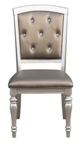 Orsina Side Chair in Silver (Set of 2)