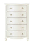 Meghan 5 Drawer Chest in White 2058WH-9