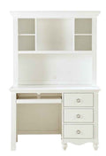 Meghan Writing Hutch/ Desk Set in White 2058WH-14*