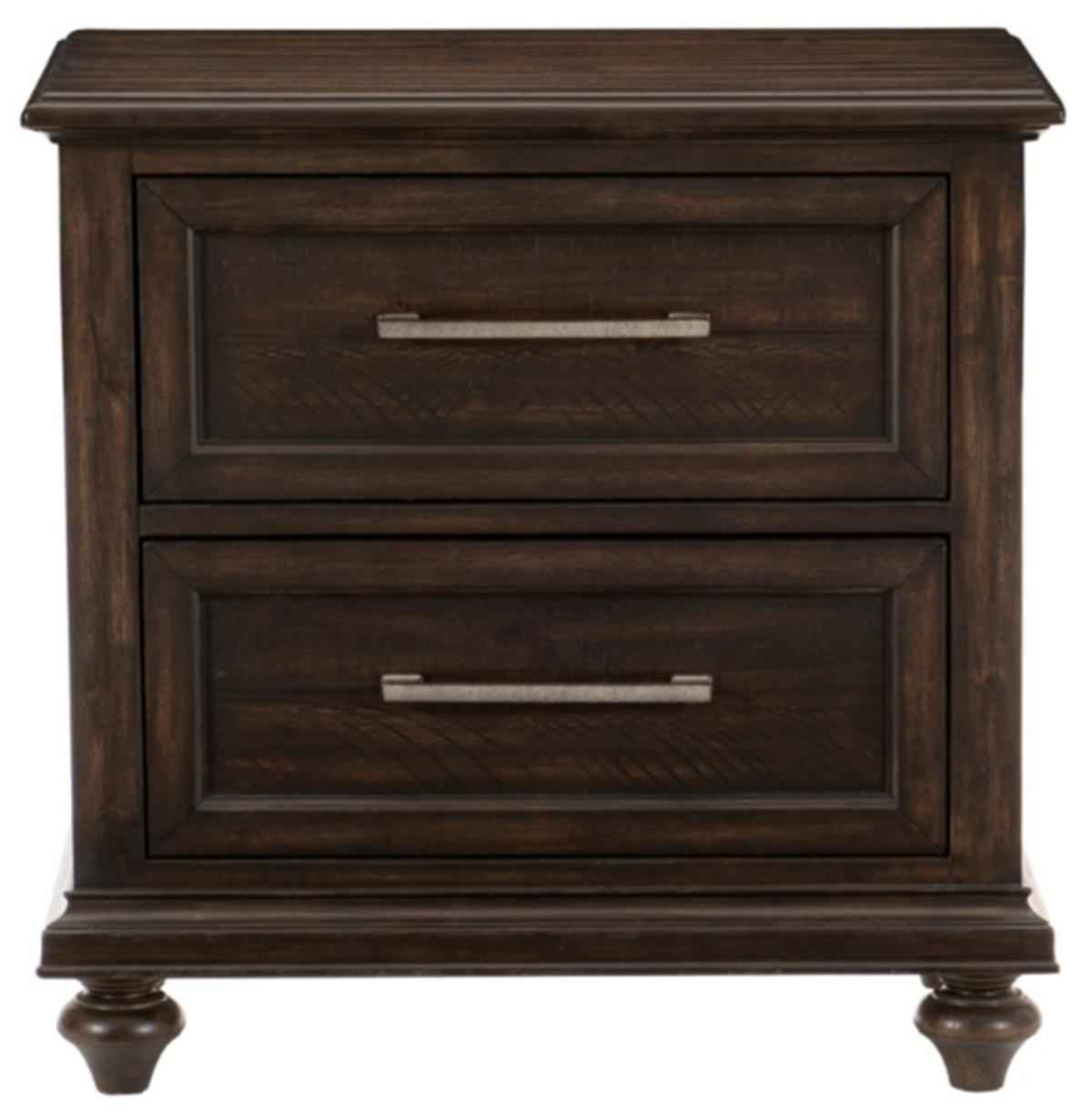 Cardona Nightstand in Driftwood Charcoal 1689-4