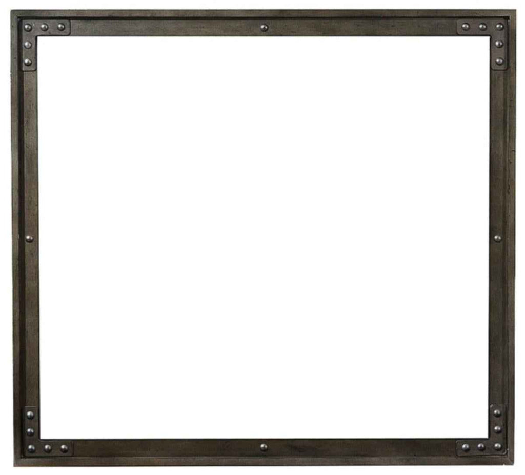 Holverson Mirror in Rustic Brown & Gunmetal 1715-6