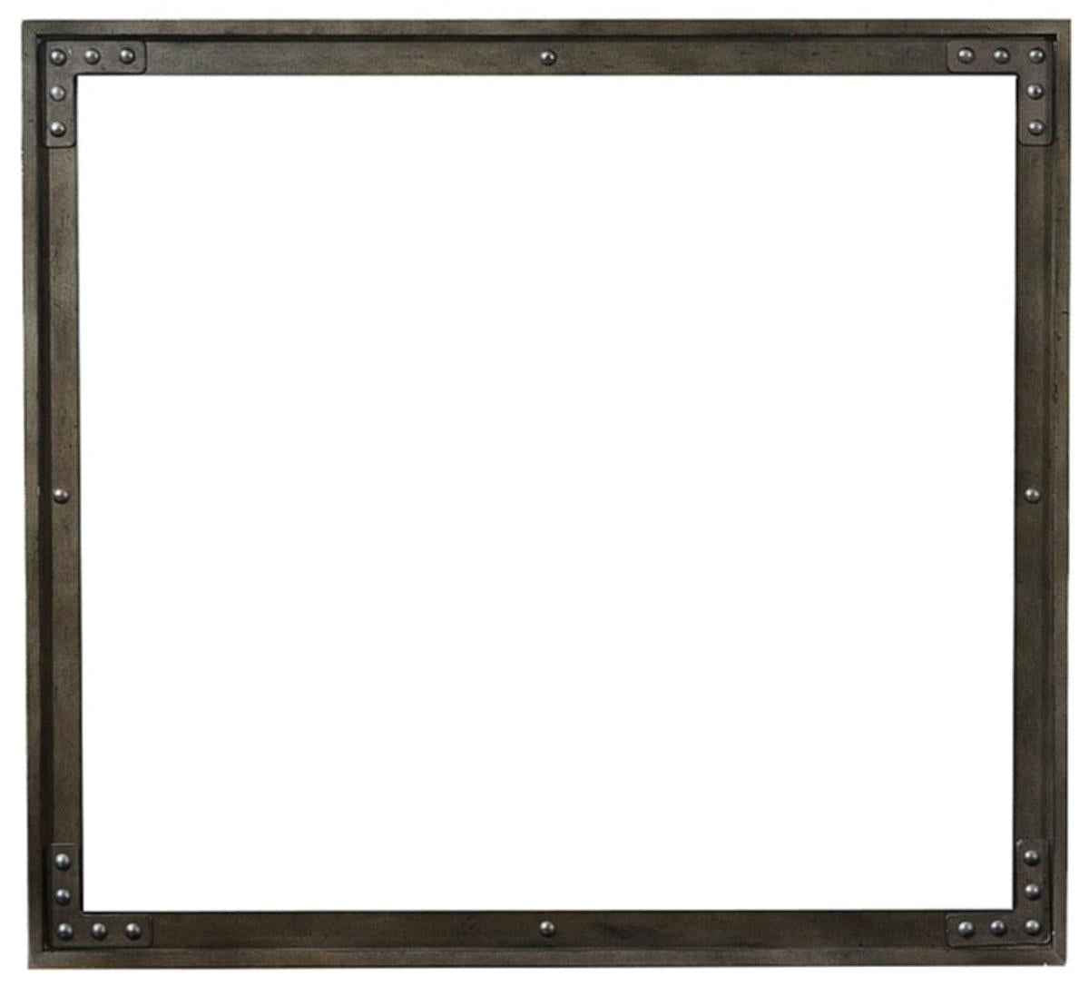 Holverson Mirror in Rustic Brown & Gunmetal 1715-6