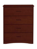 Rowe 4 Drawer Chest in Dark Cherry B2013DC-9