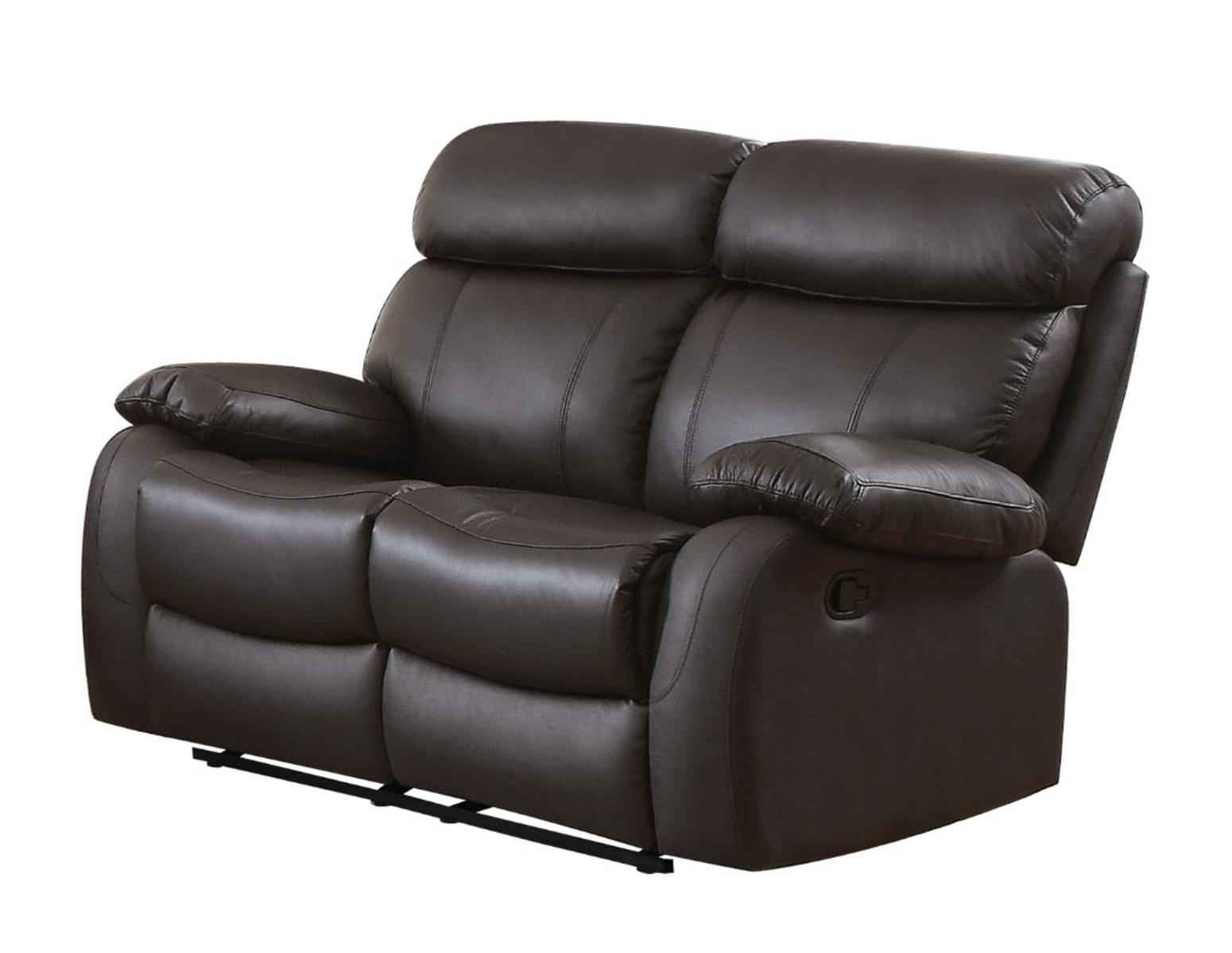 Pendu Double Reclining Loveseat in Brown 8326BRW-2