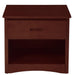 Rowe 1 Drawer Night Stand in Dark Cherry B2013DC-4 image