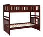 Rowe Twin/Twin Bunk Bed in Dark Cherry B2013DC-1* image