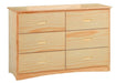 Bartly 6 Drawer Dresser in Natural B2043-5 image