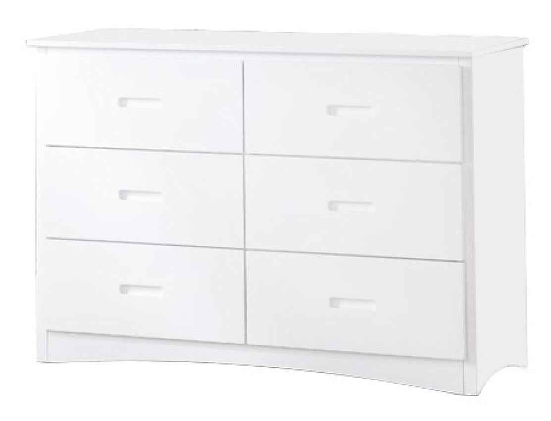 Galen 6 Drawer Dresser in White B2053W-5