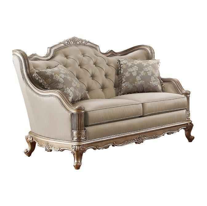 Florentina Loveseat in Taupe 8412-2