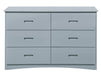 Orion 6 Drawer Dresser in Gray B2063-5 image