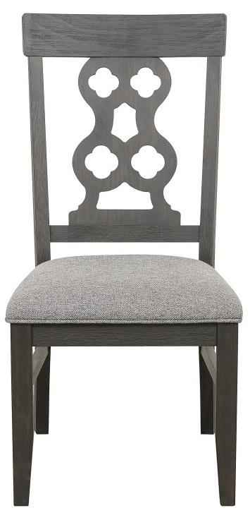 Arasina Side Chair in Dark Pewter (Set of 2)