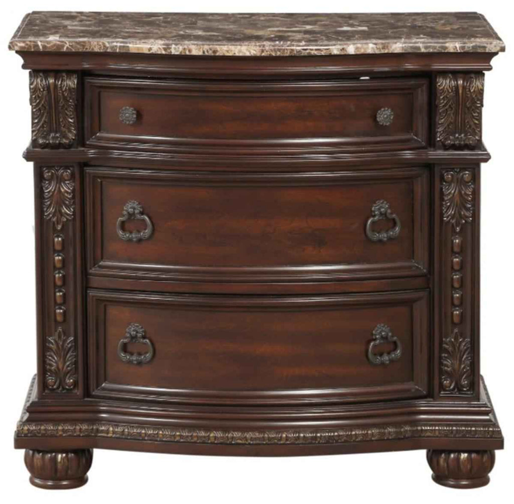 Cavalier Nightstand in Dark Cherry 1757-4