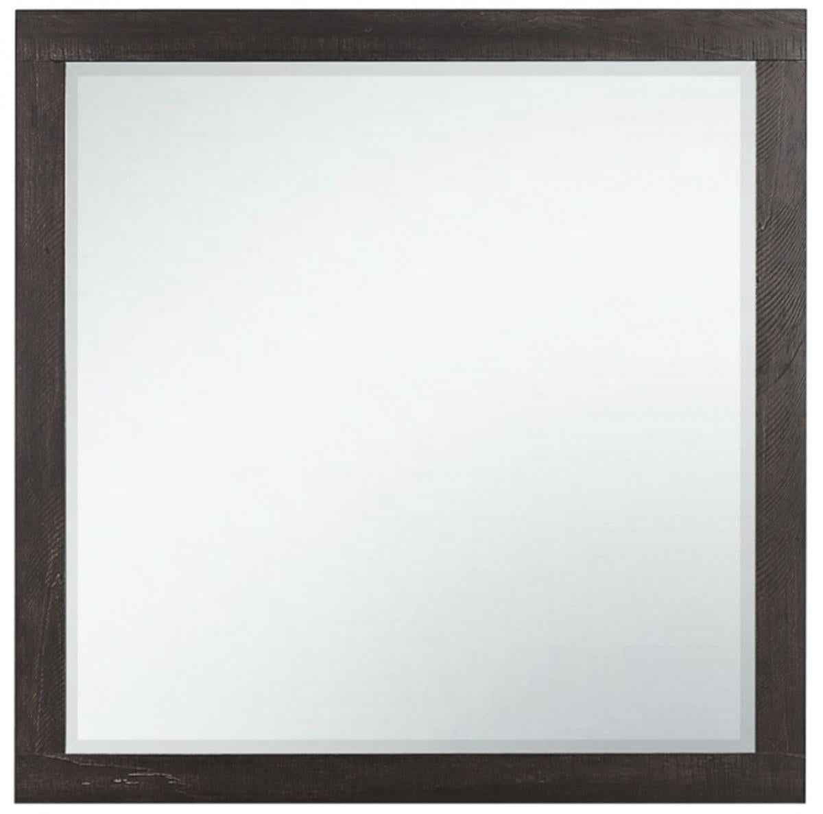 Miter Mirror in Rustin Mahogany & Dark Ebony 1762-6