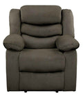 Discus Double Reclining Chair in Brown 9526BR-1