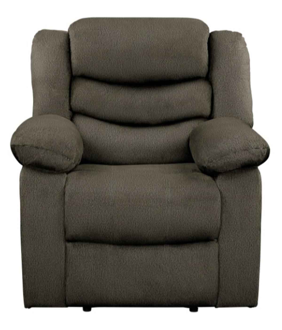 Discus Double Reclining Chair in Brown 9526BR-1