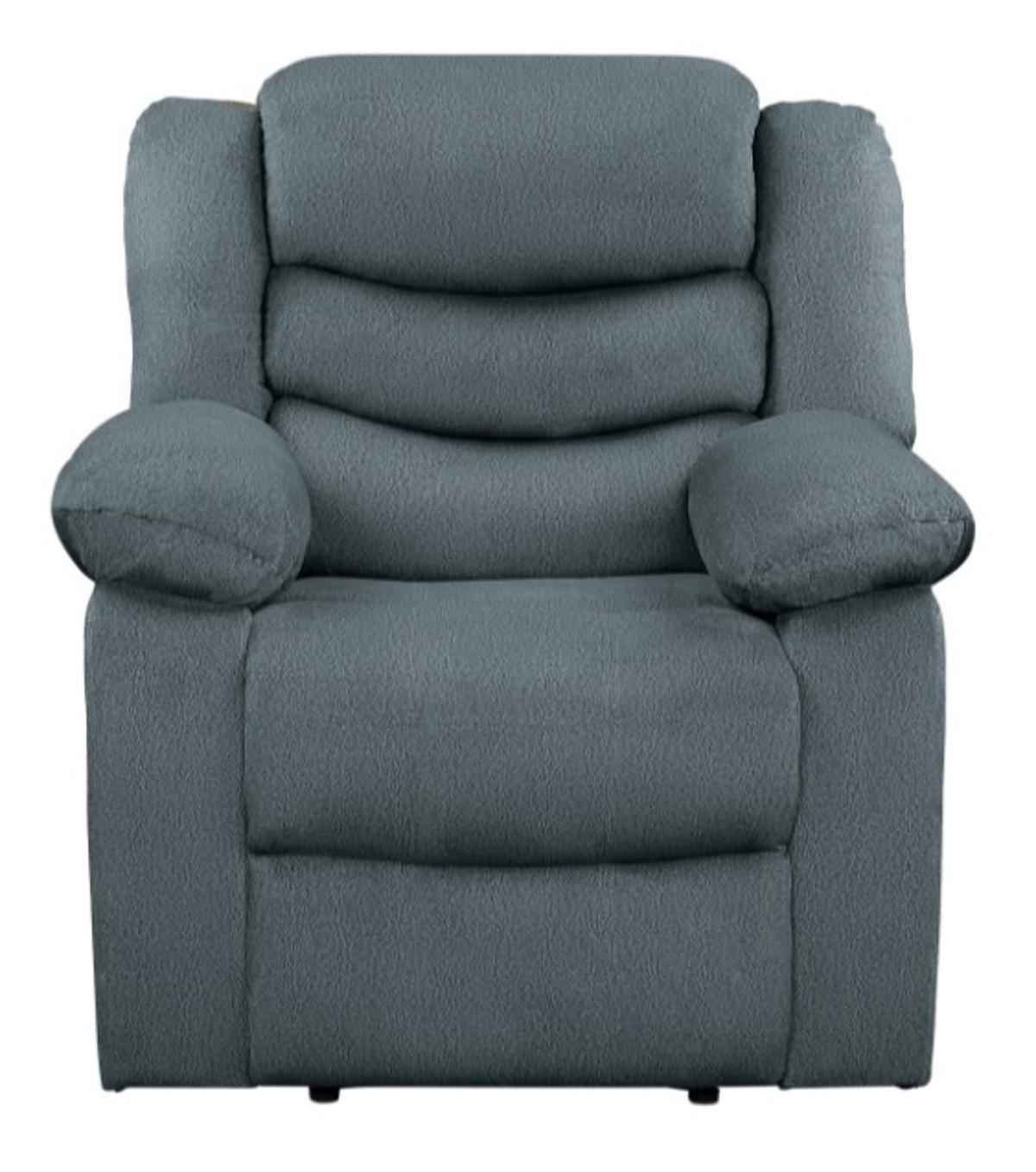 Discus Double Reclining Chair in Gray 9526GY-1
