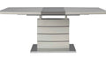 Glissand Dining Table in White & Gray 5599-71*