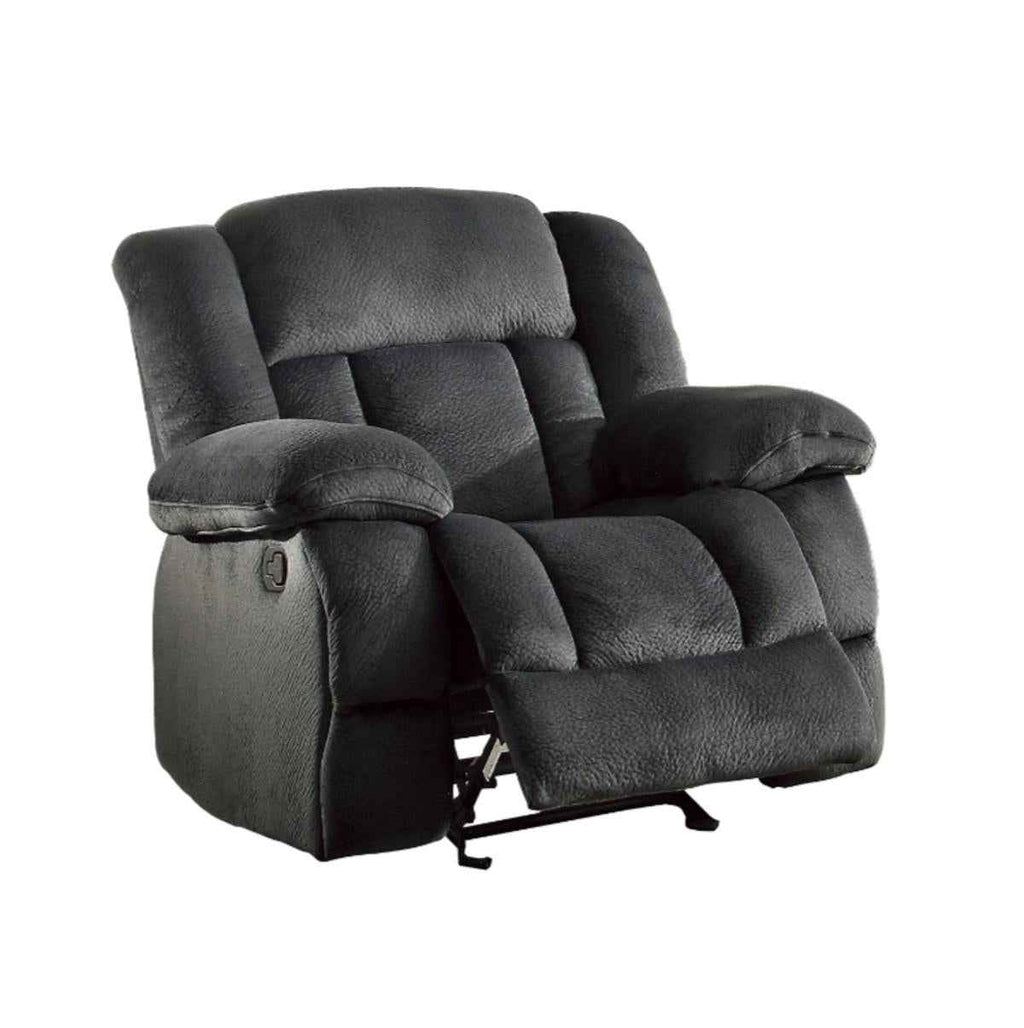 Laurelton Glider Reclining Chair in Charcoal 9636CC-1