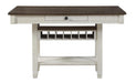 Granby Counter Height Dining Table in White & Brown 5627NW-36* image