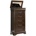 Mont Belvieu Lift-Top Lingerie Chest in Dark Cherry 1869-12