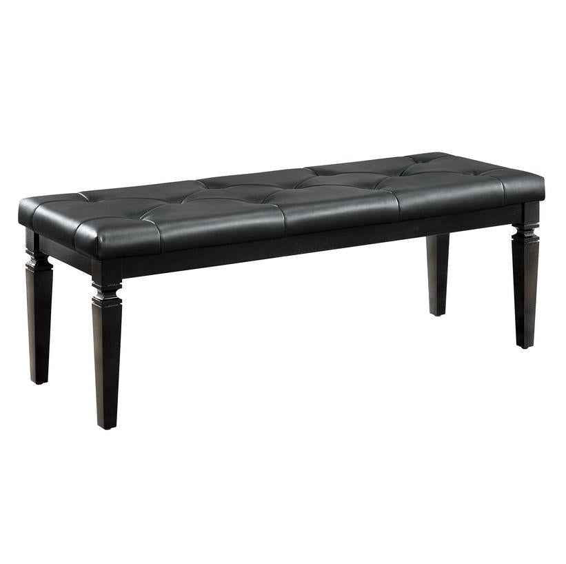 Allura Bed Bench in Black 1916BK-FBH