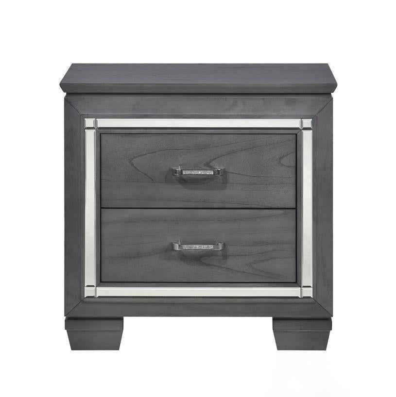 Allura Nightstand in Gray 1916GY-4
