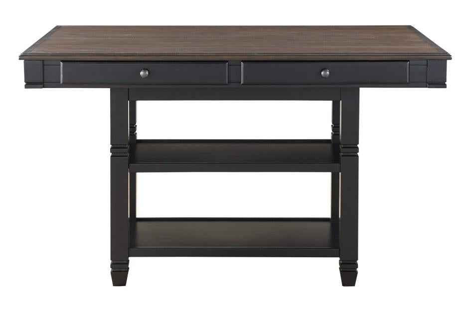 Baywater Counter Height Table in Natural and Black 5705BK-36