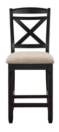 Baywater Counter Height Chair in Black (Set of 2)