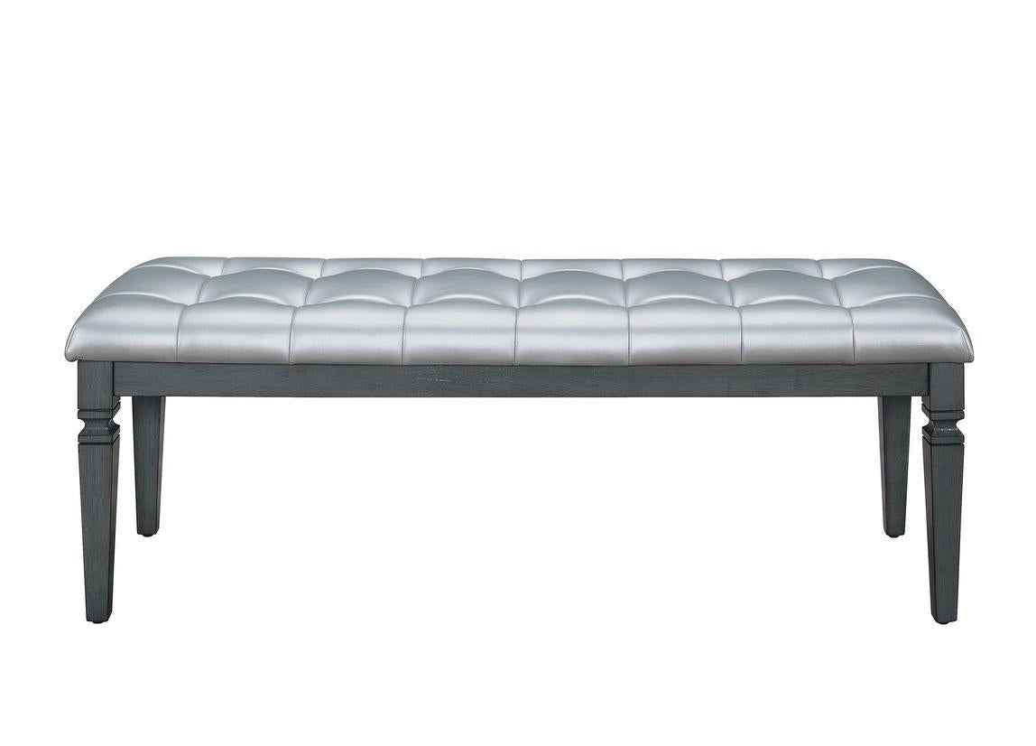 Allura Bed Bench in Gray 1916GY-FBH
