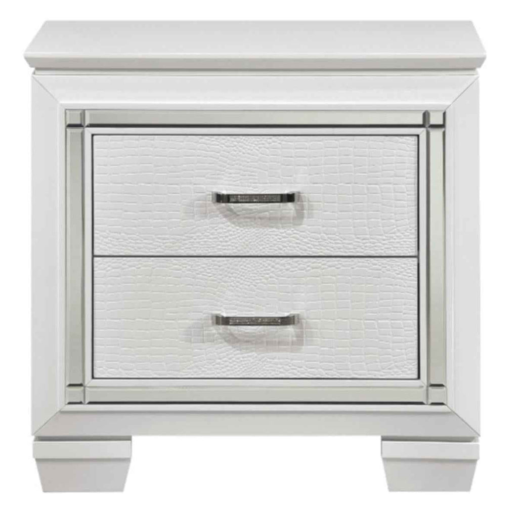 Allura Nightstand in White 1916W-4