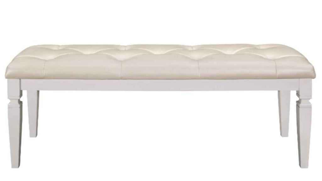 Allura Bed Bench in White 1916W-FBH
