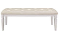 Allura Bed Bench in White 1916W-FBH