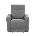 Edition Power Lay Flat Reclining Chair in Dove Grey 9804DV-1PWH
