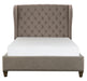 Vermillion King Upholstered Panel Bed in Gray 5442K-1EK* image