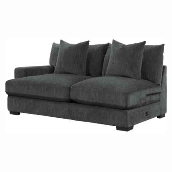 Worchester Left Side 2-Seater in Gray 9857DG-2L