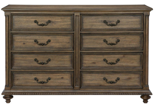 Rachelle 8 Drawer Dresser in Weathered Pecan 1693-5 image