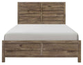 Mandan Queen Panel Bed in Weathered Pine 1910-1*