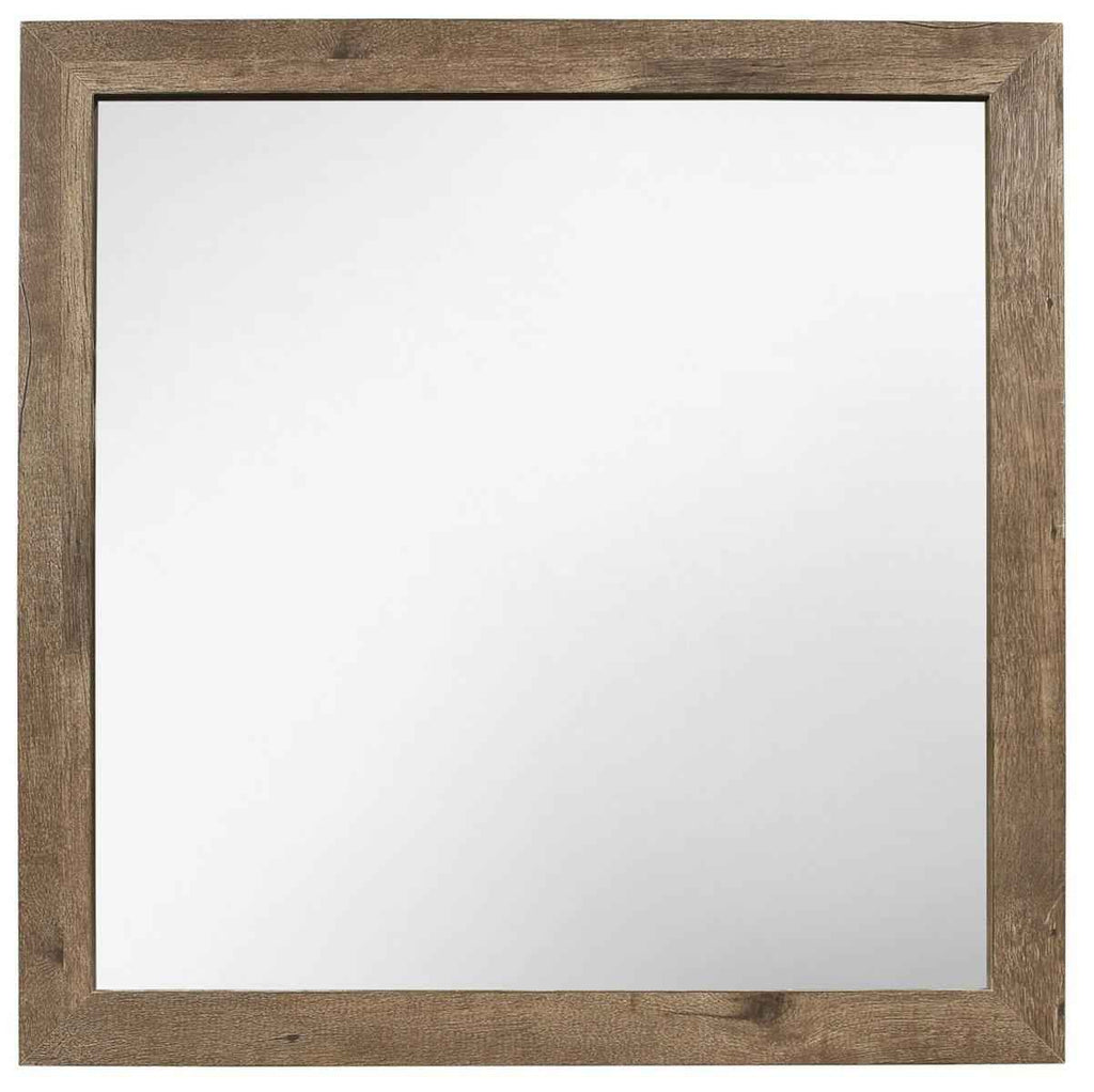Mandan Mirror in Weathered Pine 1910-6
