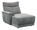 Tesoro Left Side Chaise in Dark Gray 9509DG-5L