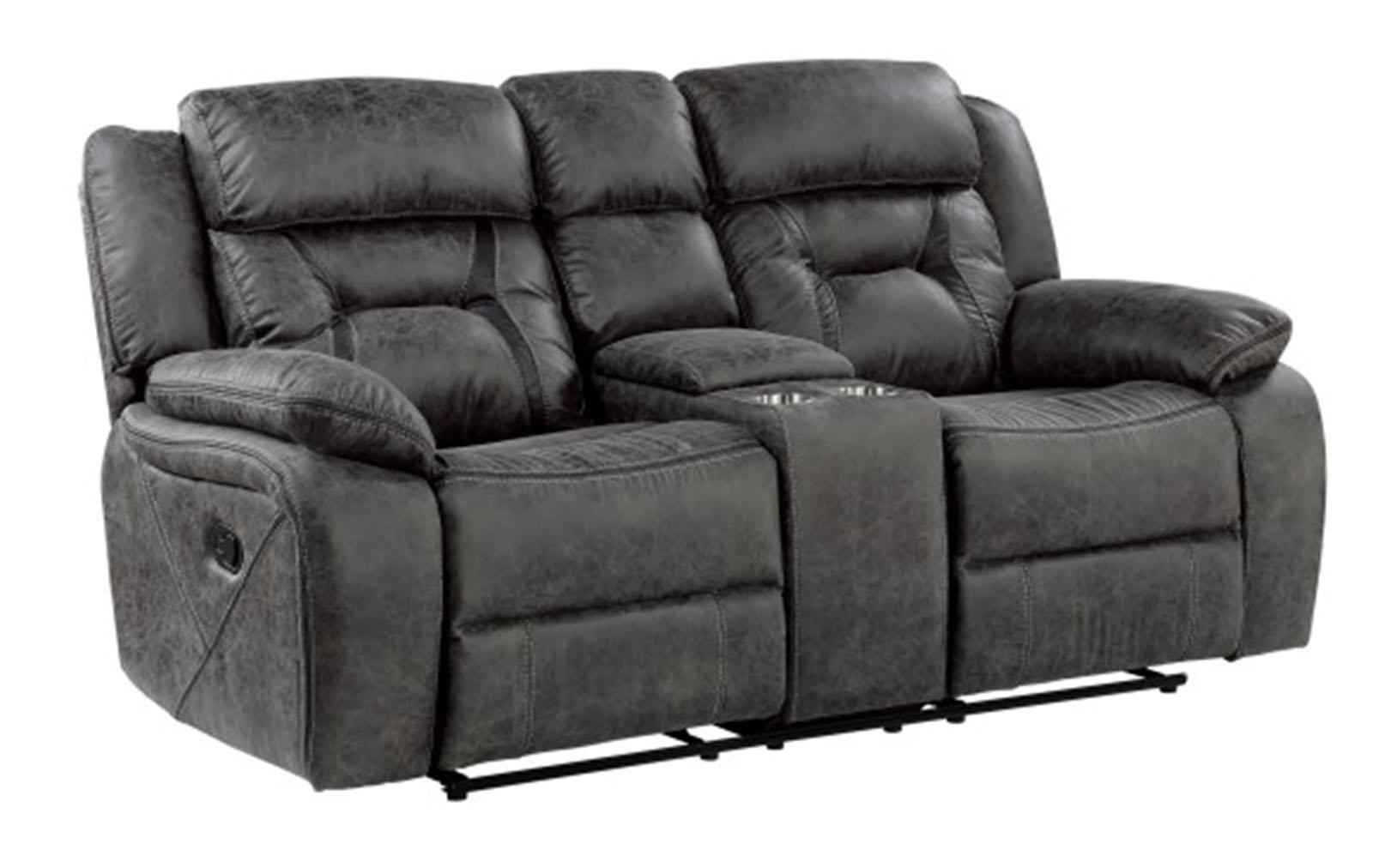 Madrona Hill Double Reclining Loveseat in Gray 9989GY-2