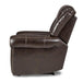 Center Hill Glider Reclining Chair in Dark Brown 9668BRW-1 - VIP FURNITURE (NJ)