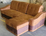 SECTIONAL SLEEPER BROWN VIP SKYLER