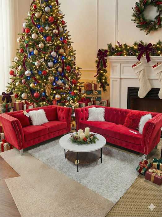 🎄 Combo Merry Christmas 🎄 Sofas  de 2 piezas