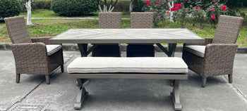 Laguna Heights Bench with Cushion