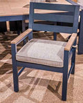 East Beach Outdoor Arm Chair with Cushion (Set of 2)