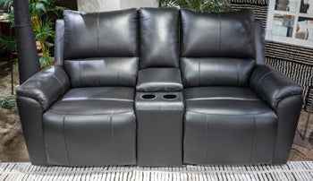 Glossmore Reclining Loveseat with Console